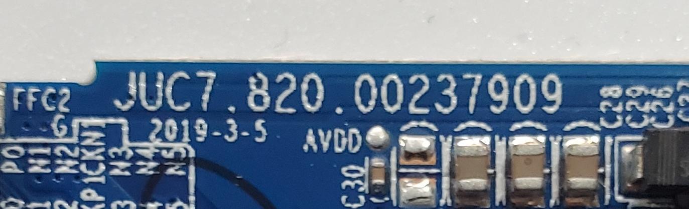T-CON PARA TV RCA ORIGINAL / NUMERO DE PARTE JUC7.820.00237909 / 99C01FYT005400 / DGRM-01 CQC16001140672 / PANEL C320Y19-5C / DISPLAY ST3151A07 VER.2.1 / MODELO RTR3260-C-US - Imagen 2